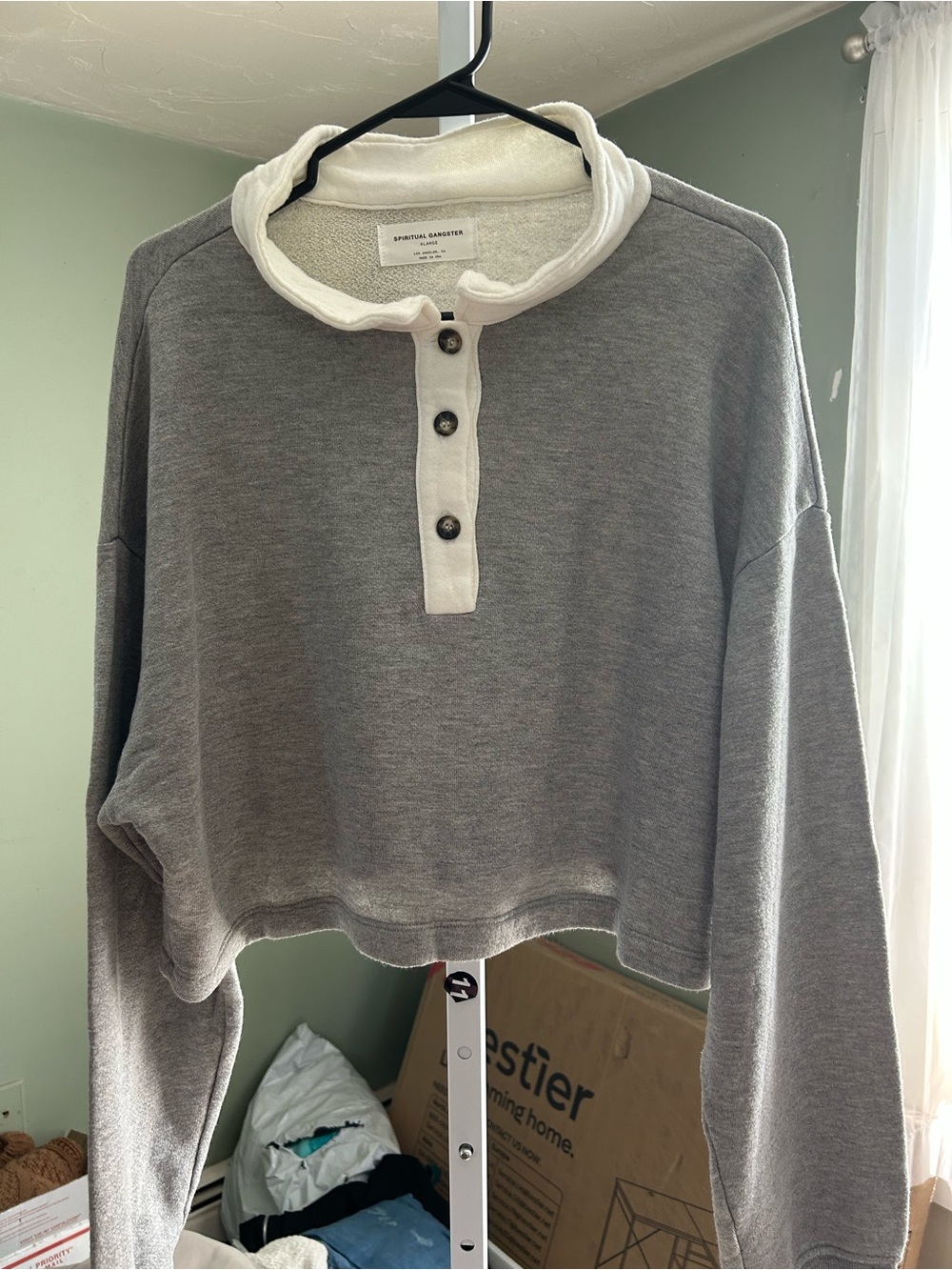 Spiritual Gangster Nichols Henley Sweatshirt